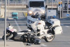 Motociklista povrijeđen u sudaru sa kamionom
