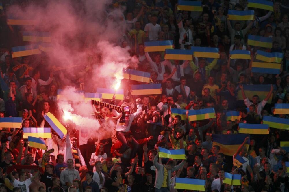 Navijači Ukrajine, Foto: Reuters