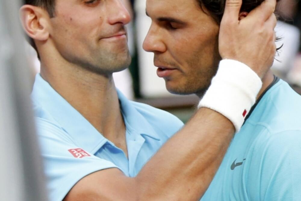 Novak Đoković, Rafael Nadal, Foto: Reuters