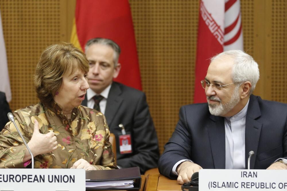 Ketrin Ešton, Mohamad Džavad Zarif, Foto: Reuters