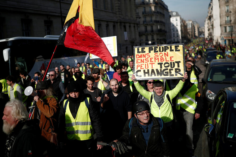 Sa jednog od protesta, Foto: BENOIT TESSIER/Reuters