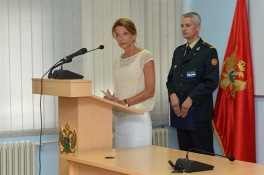 Milica Pejanović Đurišić, Foto: Ministarstvo odbrane Crne Gore