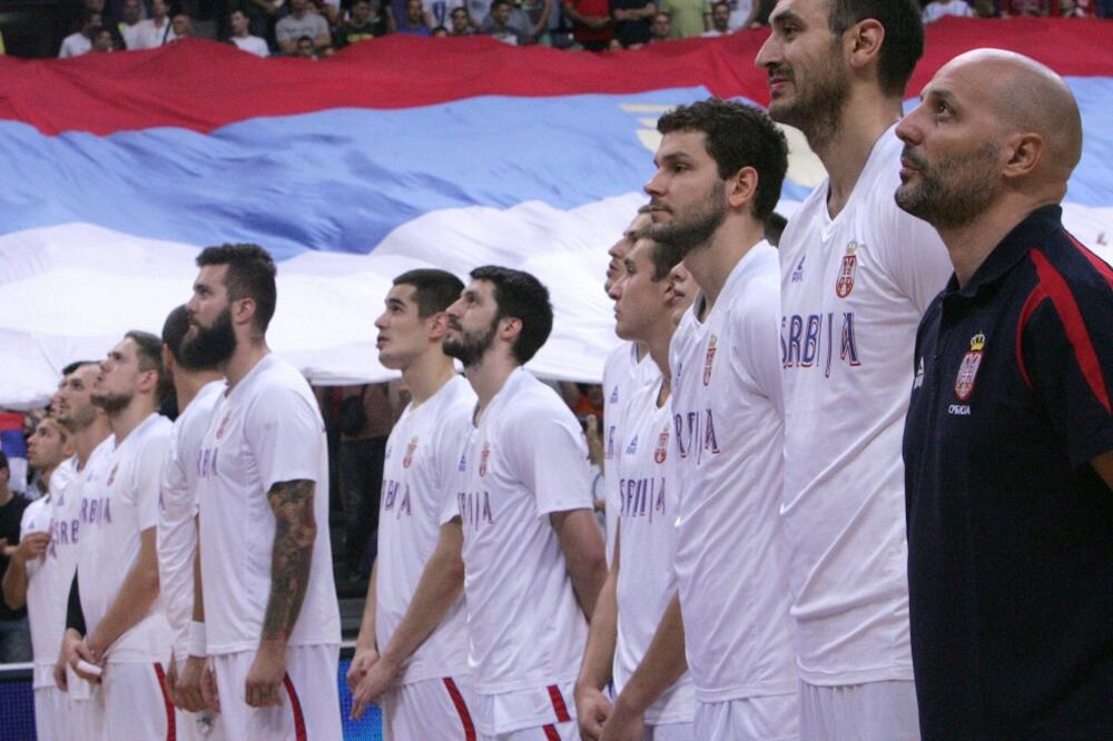 Aleksandar Đorđević, Nenad Krstić i Vladimir Micov, Foto: Beta