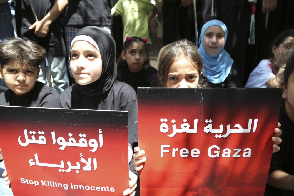 Liban, Palestinci protest, Foto: Reuters