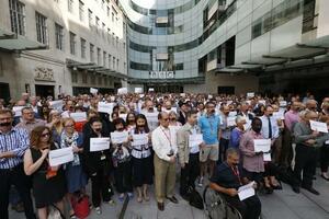 Sisi se neće miješati u presude, protest novinara u Londonu