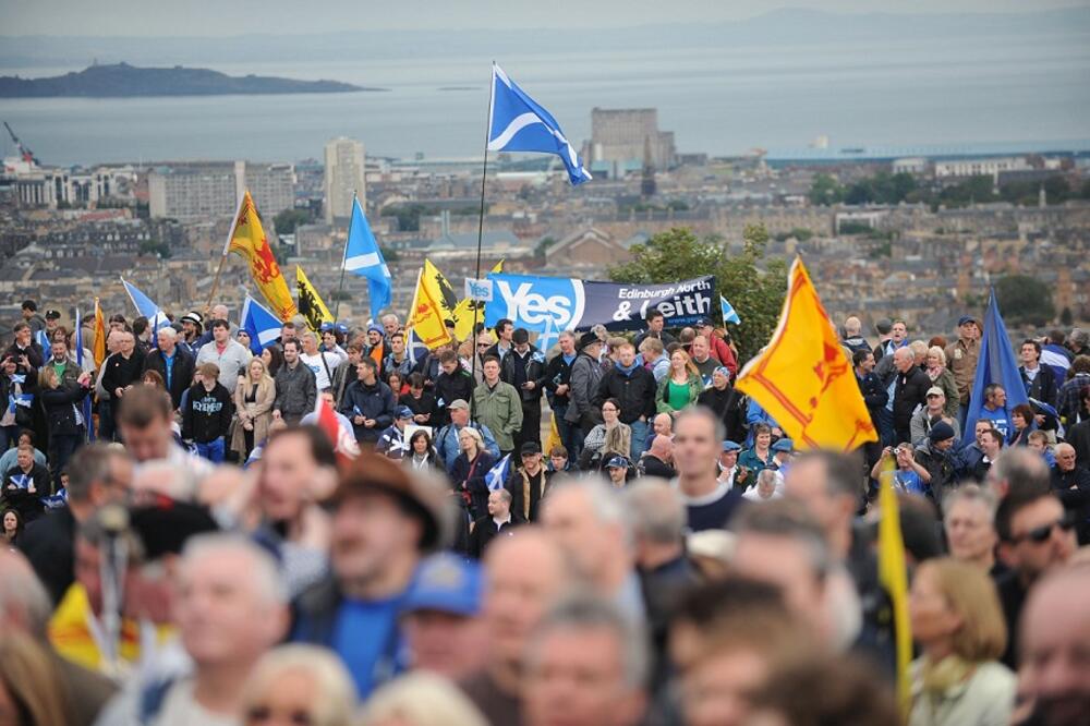 Škotska, Edinburg, miting za nezavisnost, Foto: Beta/AP