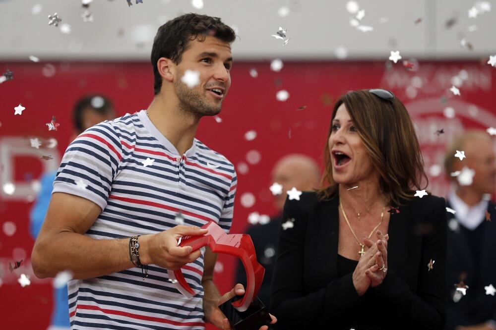 Grigor Dimitrov i Nađa Komaneči, Foto: Reuters