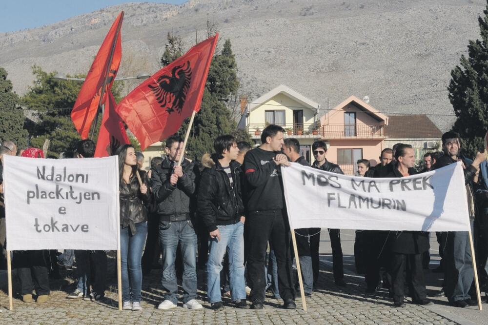 Protesti, Tuzi, Foto: Savo Prelević