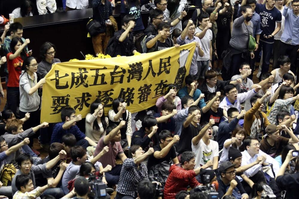 Tajvan, demonstracije, Foto: Reuters