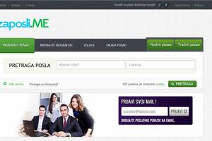 Zaposli.me - novi crnogorski portal za zapošljavanje