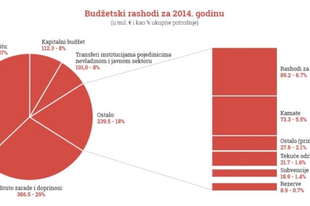 Vizuelizacija budžeta, Foto: Screenshot (budzet.sntcg.com/)