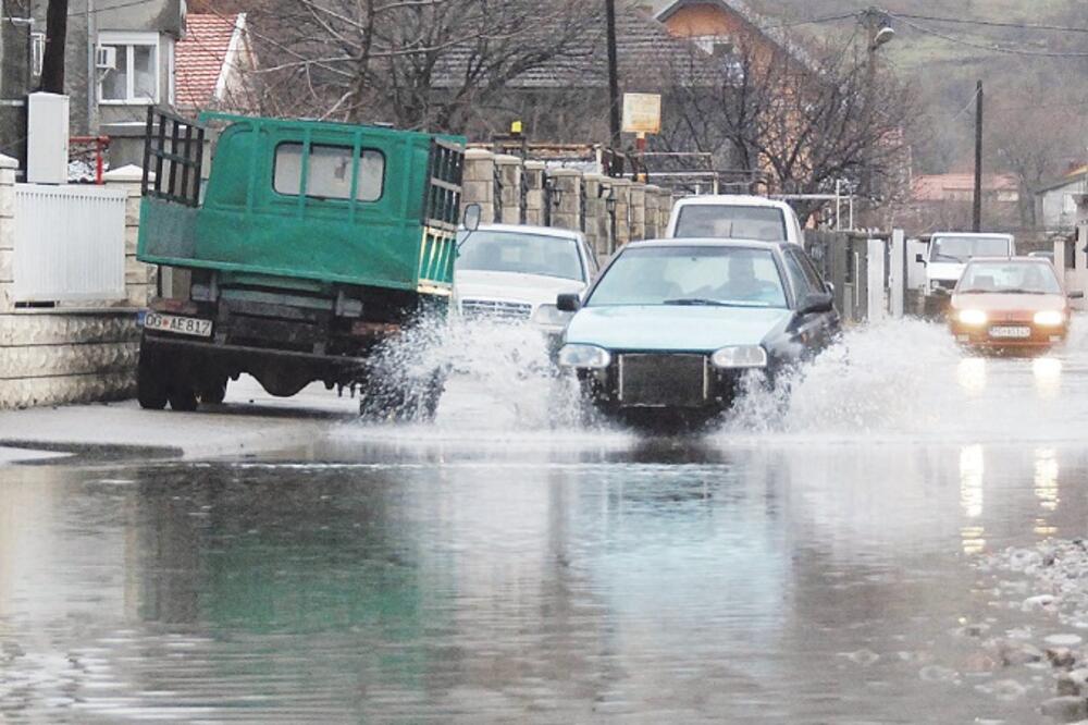 Podgorica, kiša, Foto: Zoran Đurić