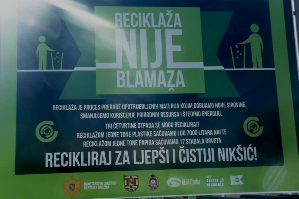 reciklaža nije blamaža, Foto: Facebook/NVO ALFA Centar