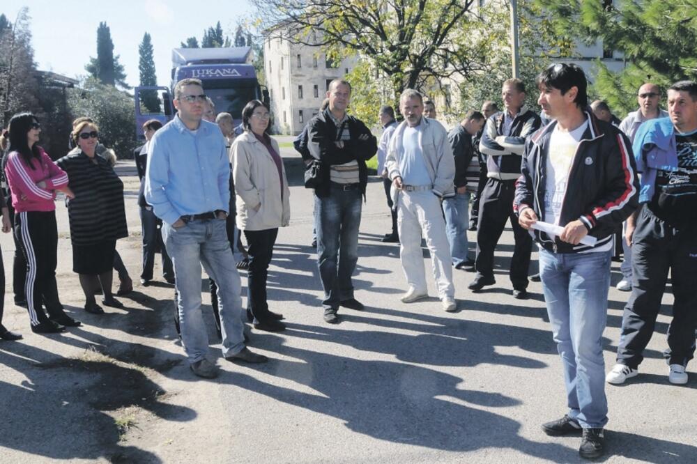 Duvanski kombinat štrajk, Foto: Luka Zeković