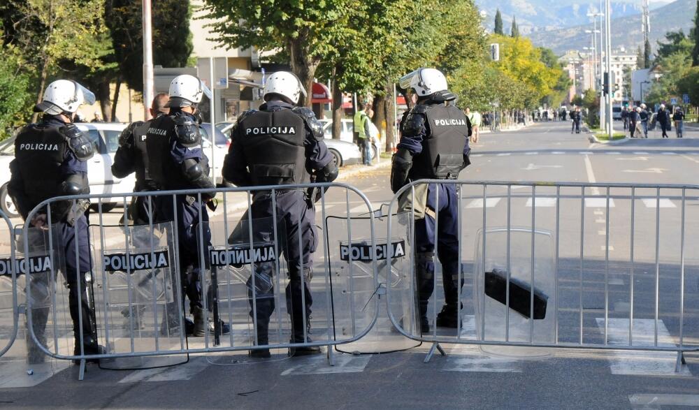 Parada, Podgorica, policija