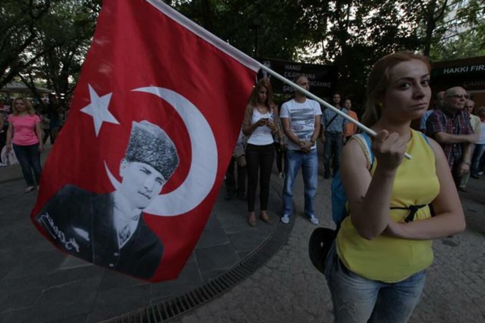 Turska protest, Foto: Beta/AP