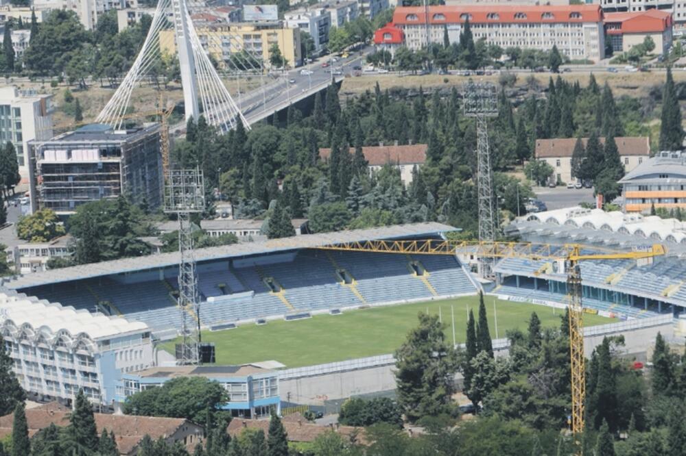 stadion u Podgorici, Foto: Savo Prelević
