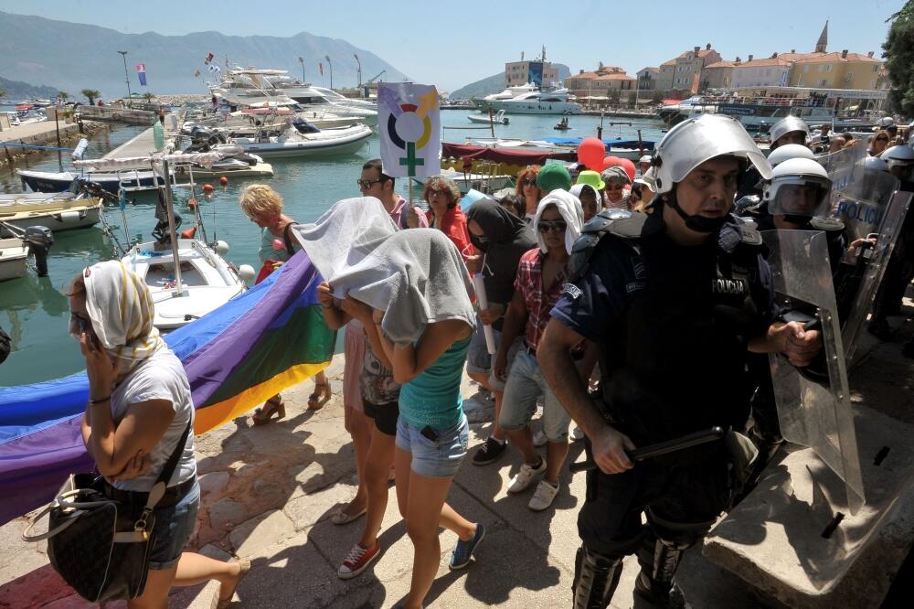 parada ponosa Budva, Foto: Beta/AP