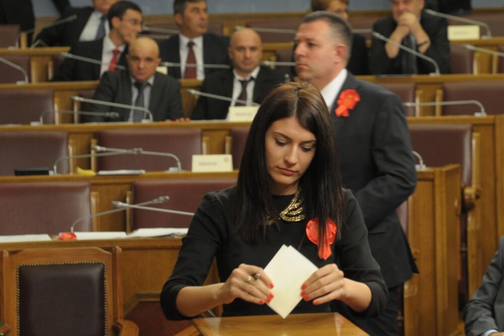 Skupština Crne Gore, Ana Ponoš, Foto: Savo Prelević