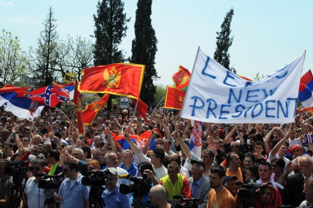 protest 20. april, Foto: Savo Prelević