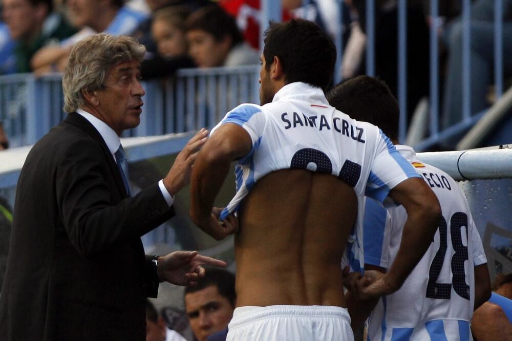 Manuel Pelegrini i Roke Santa Krus, Foto: Reuters