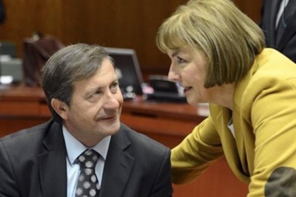 Vesna Pusić i Karl Erjavec, Foto: Tanjug