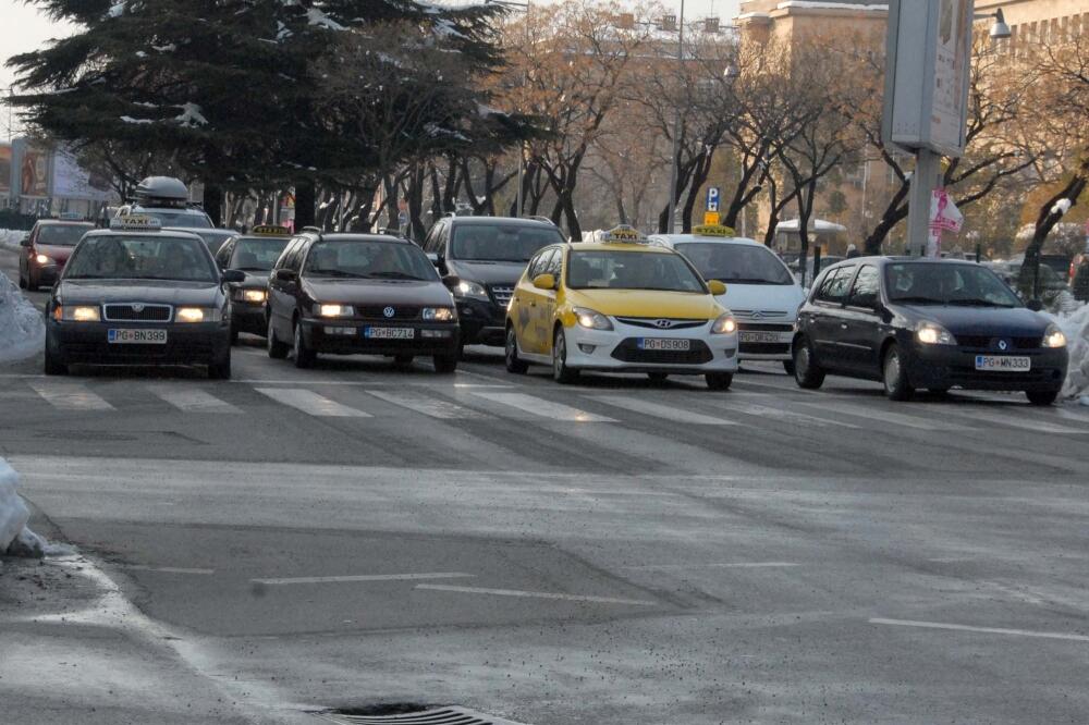 Podgorica snijeg saobraćaj, Foto: Zoran Đurić