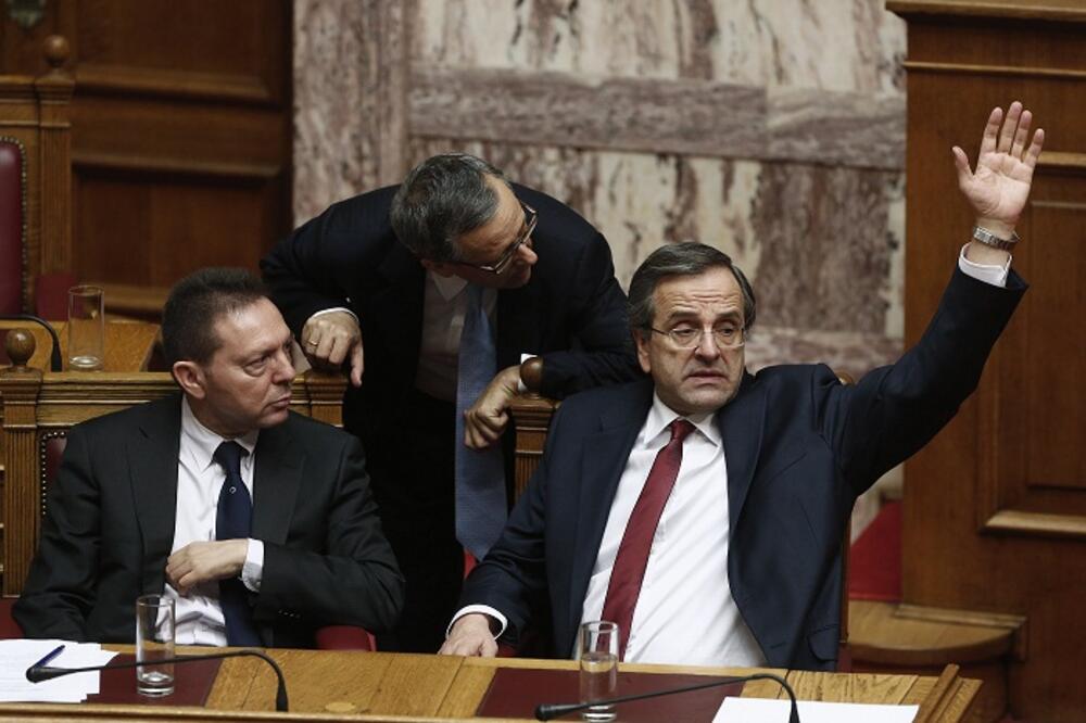 Samaras, grčki palament, Foto: Reuters