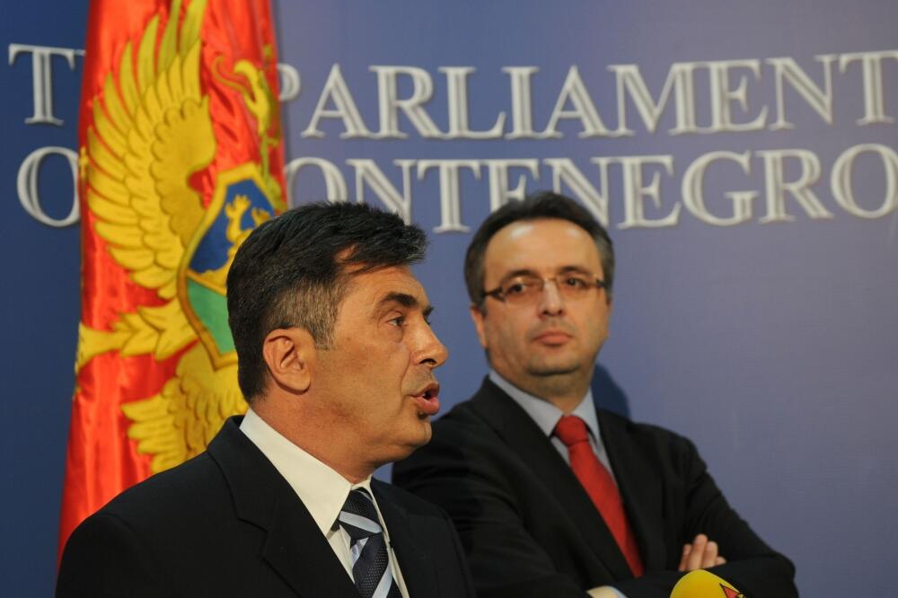 Milutin Đukanović, Goran Danilović, Foto: Arhiva "Vijesti"