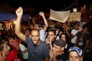 Palestinski protest protiv Hamasa u Gazi