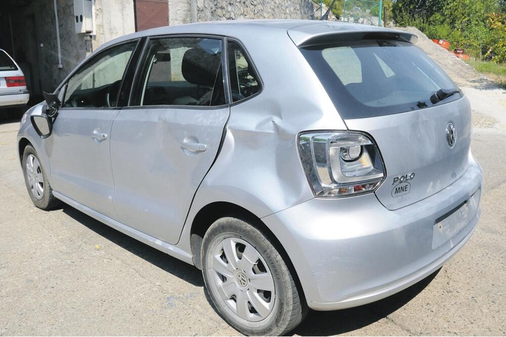 Demolirano auto, Dubrovnik, Polo,, Foto: Zoran Đurić