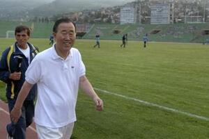 Ban Ki Mun trčao na Olimpijskom stadionu u Sarajevu