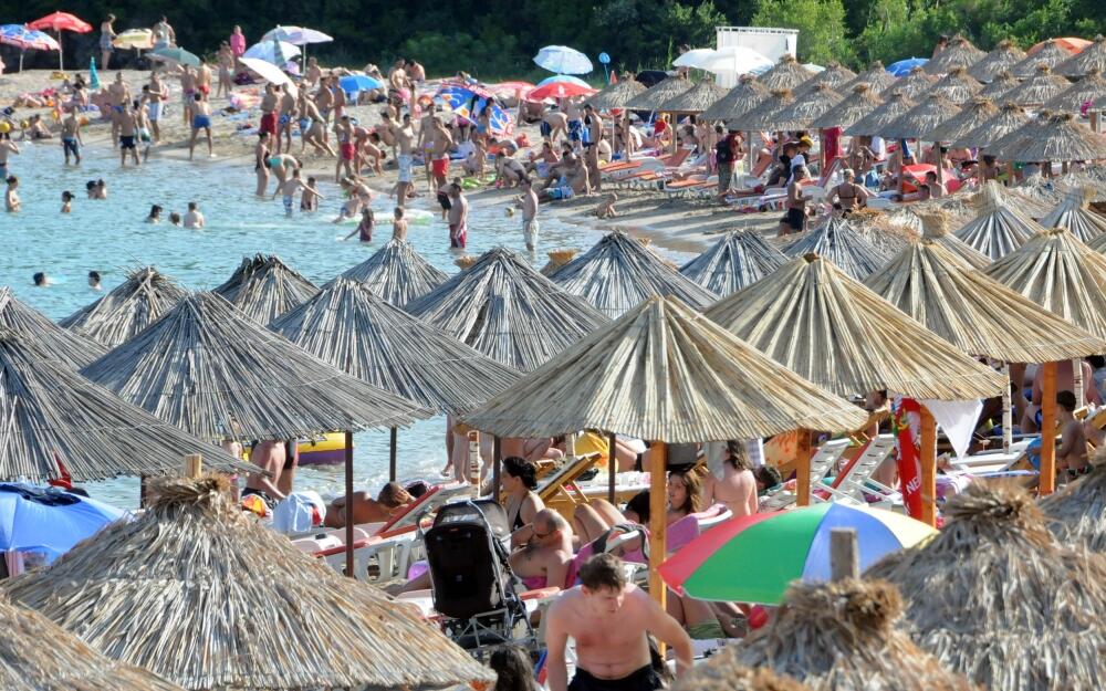 turisti, plaža