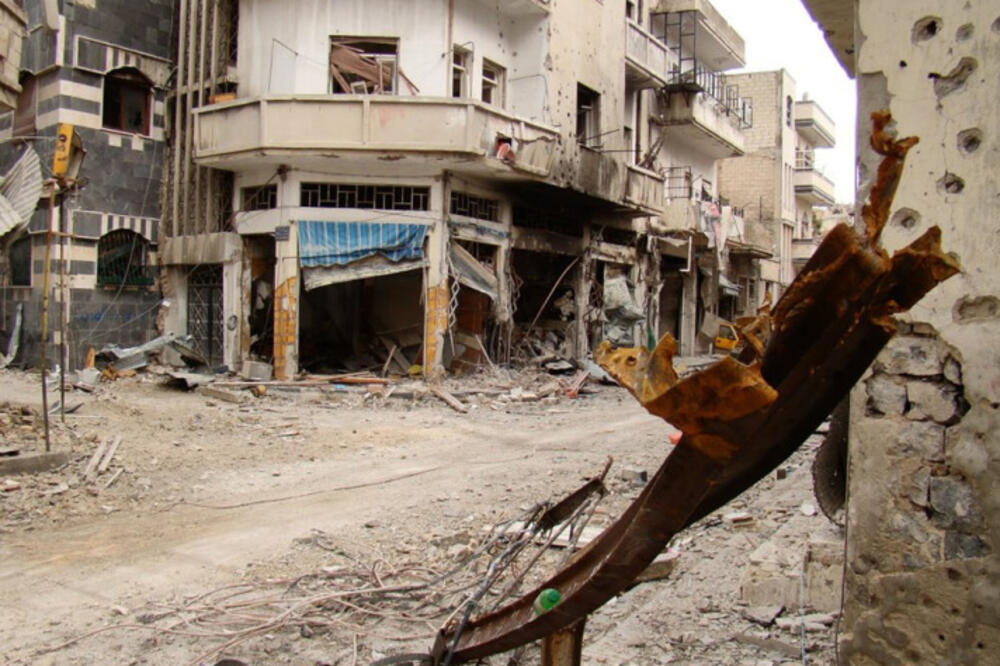 Sirija, Homs, bombardovanje, Foto: Worldbulletin.net