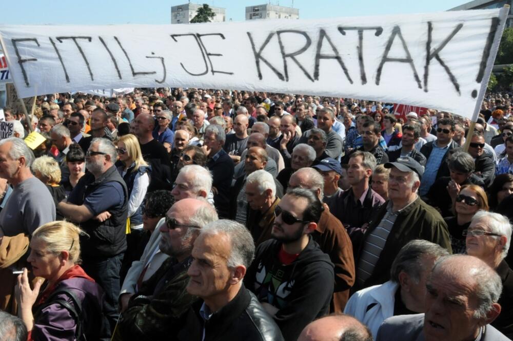 Protest 18. mart, Foto: Luka Zeković