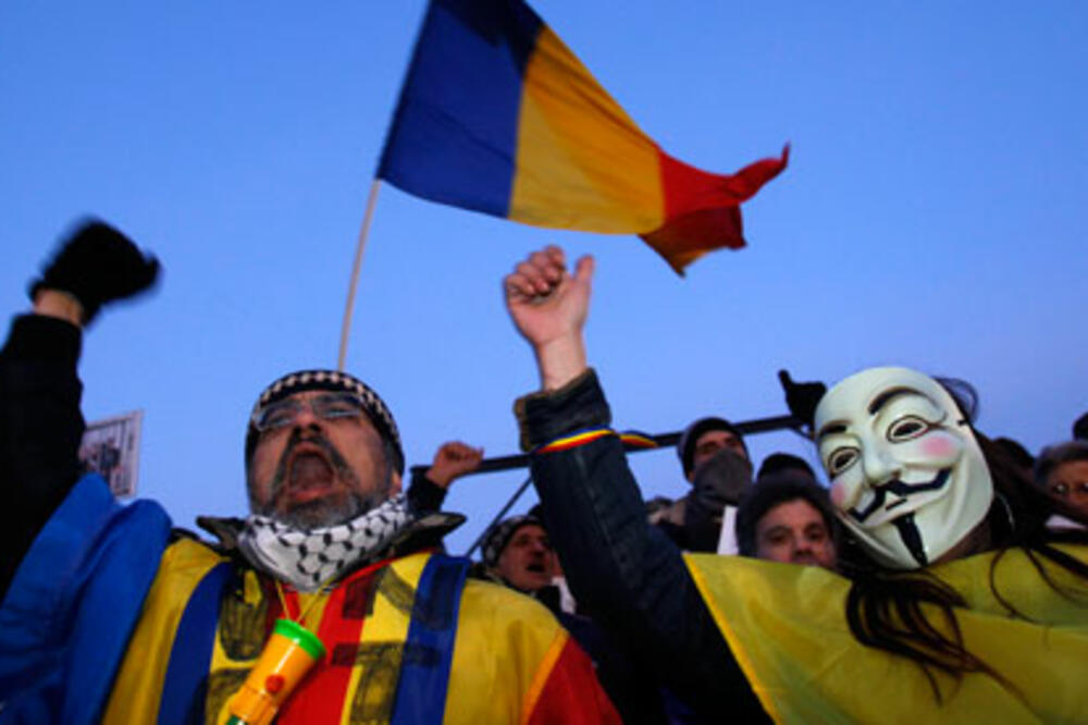 Rumunija protesti, Foto: Guardian