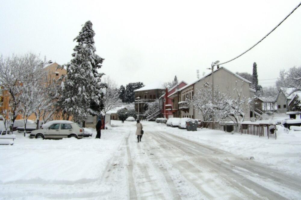 Danilovgrad snijeg, Foto: Jelena Jovanović