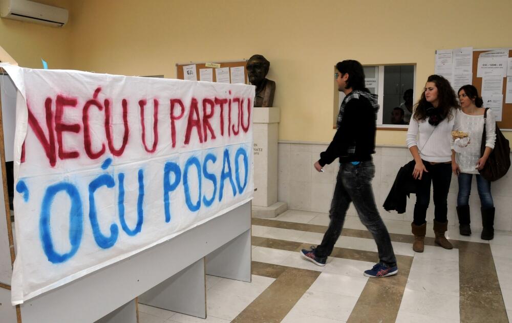 protest, studenti, FPN, Podgorica