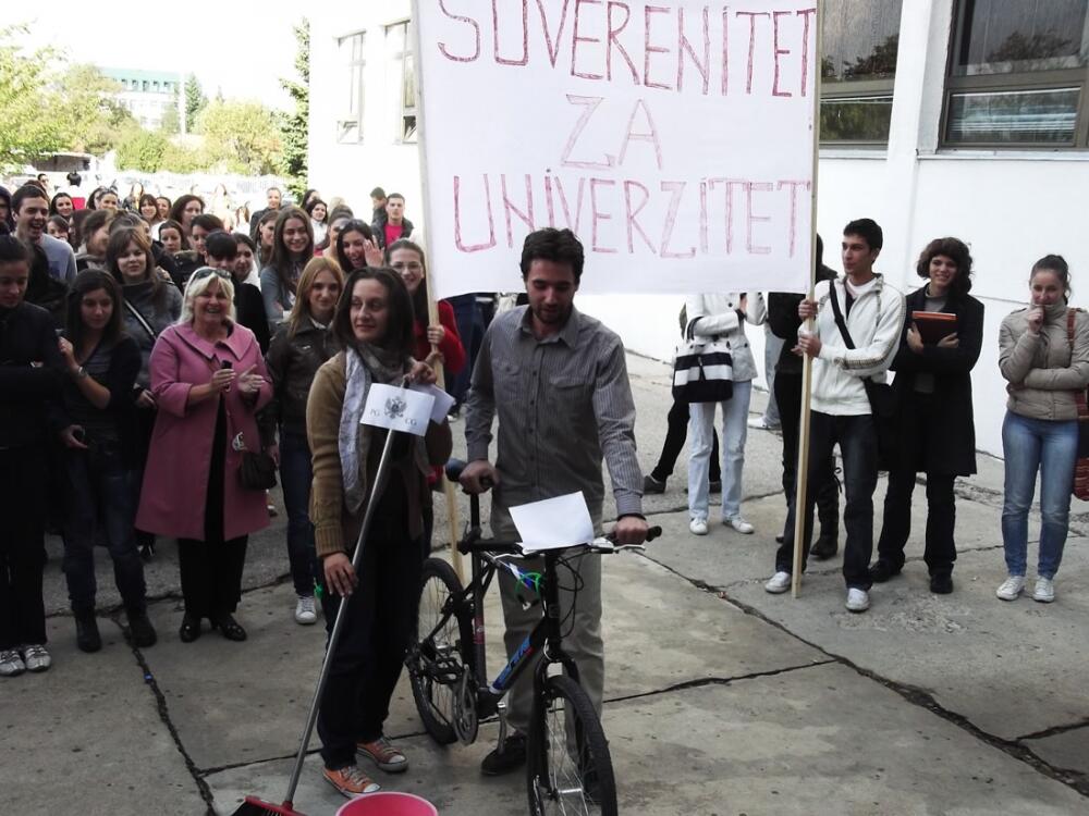 protest, studenti, Nikšić