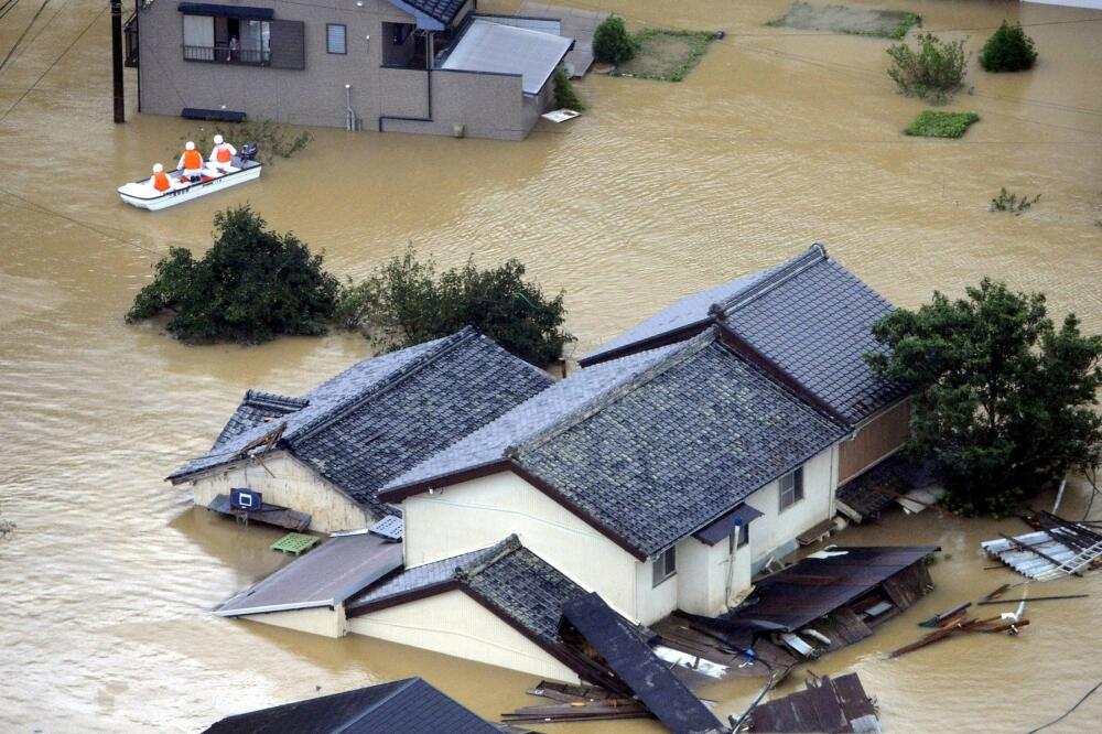 Japan, tajfun, Foto: Rojters