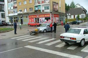 Saobraćajna nesreća na Žabljaku: Povrijeđen poštar