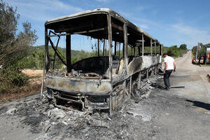 Zapalio se autobus u Kini, izgorjeli putnici