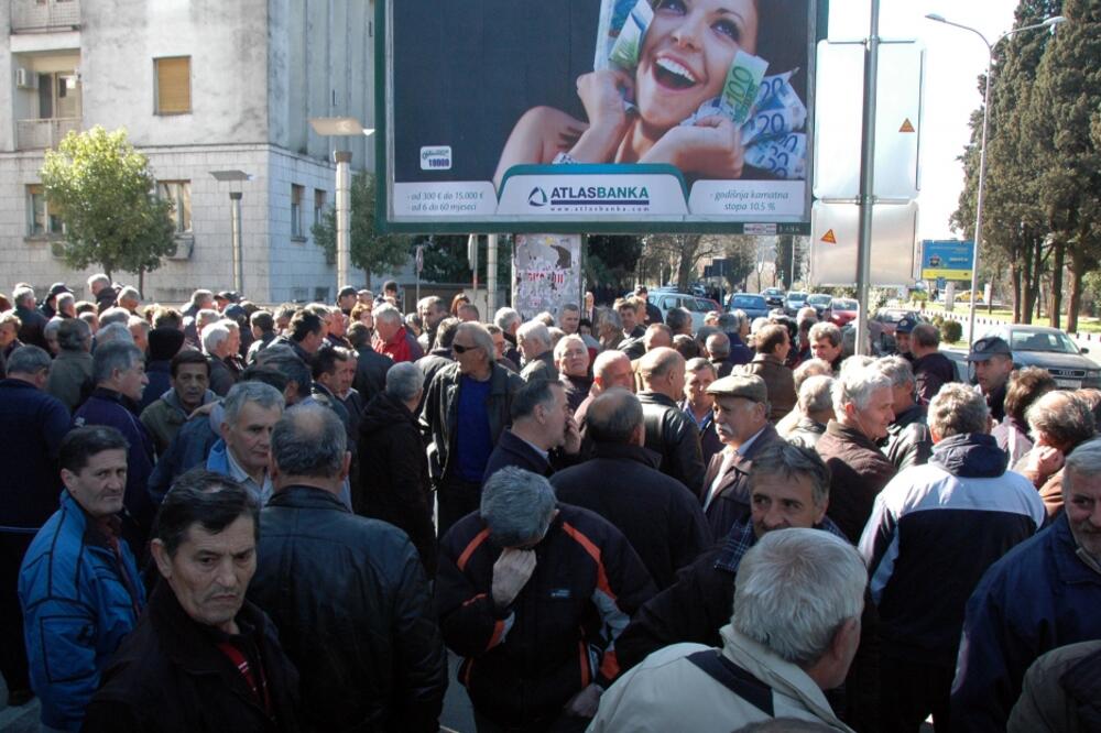 Radoje Dakic protest, Foto: Luka Zeković