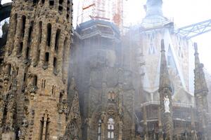 Požar u Gaudijevoj crkvi Sagrada familija