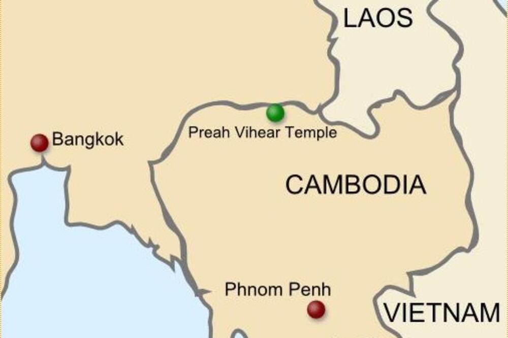 Granica Kambodža-Tajland, Foto: Wikipedia