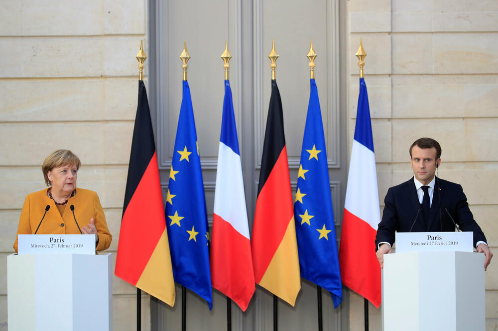 Merkel i Makron, Foto: Reuters