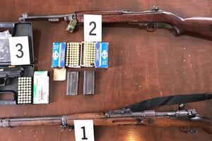 Plav: Policija pronašla oružje i municiju u ilegalnom posjedu