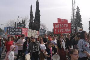 VIDEO PRIČA Osmomartovski marš u Podgorici