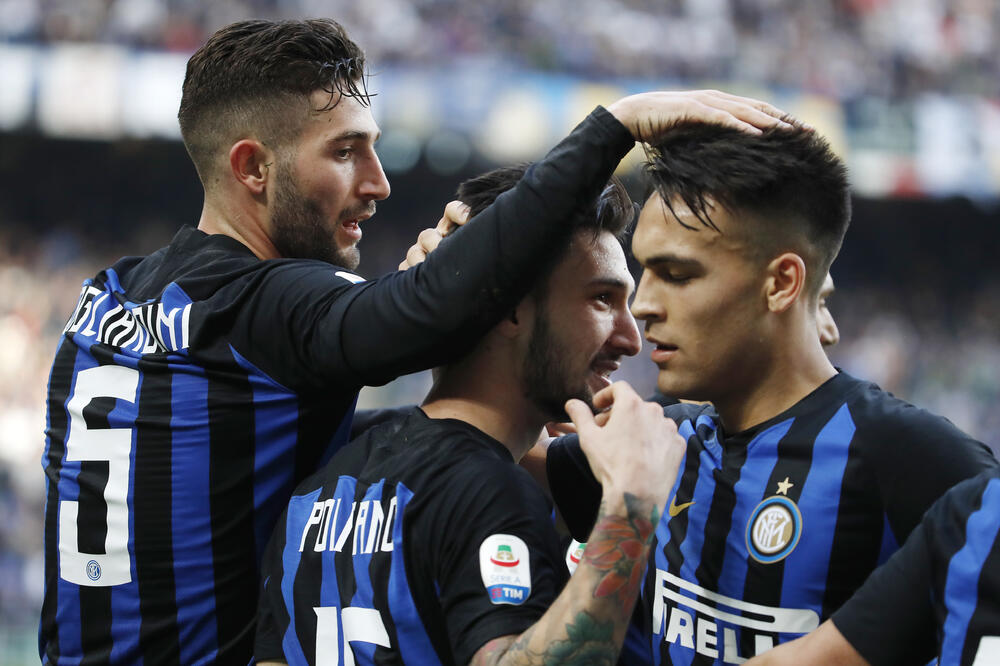 Mateo Politano je dao prvi gol za Inter, Foto: Beta/AP