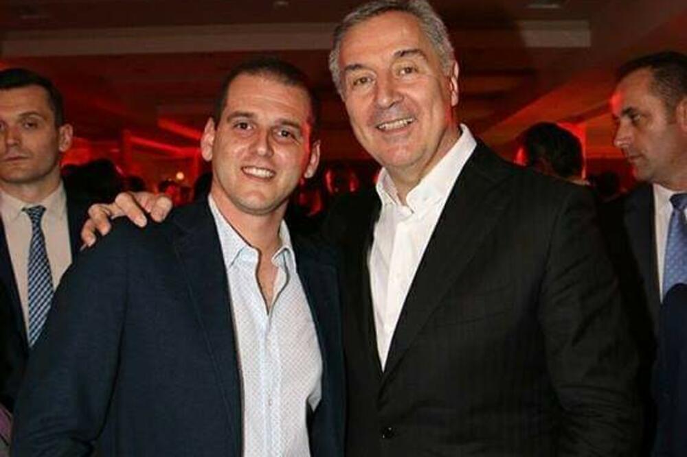 Janković i predsjednik DPS-a, Milo Đukanović, Foto: Facebook.com